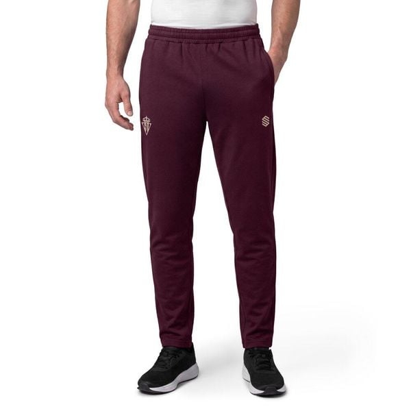 Męskie piłkarskie spodnie dresowe Siroko RSG Travel Pants M. Czerwone spodnie sportowe męskie SIROKO, z bawełny. Za 171.20 zł.