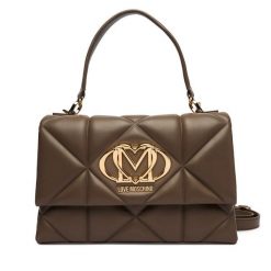 Torebka LOVE MOSCHINO. Brązowe torebki klasyczne damskie Love Moschino, bez wzorów, bez dodatków. Za 1,029.00 zł.