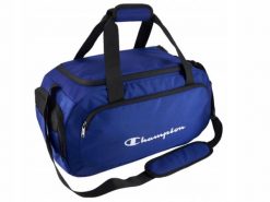 TORBA CHAMPION SPORTOWA 802391-BS003 na siłownię fitness trening basen. Niebieskie torby męskie na ramię CHAMPION, bez wzorów, z materiału, do ręki, małe. Za 169.00 zł.