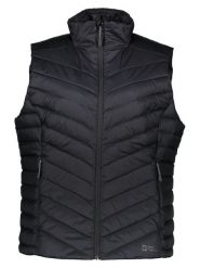 Jack Wolfskin Kamizelka puchowa "Passamani" w kolorze czarnym rozmiar: XXL. Czarne kamizelki damskie Jack Wolfskin, xxl, z materiału. Za 297.26 zł.