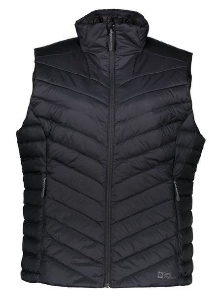 Jack Wolfskin Kamizelka puchowa "Passamani" w kolorze czarnym rozmiar: XXL. Czarne kamizelki damskie Jack Wolfskin, xxl, z materiału. Za 294.28 zł.