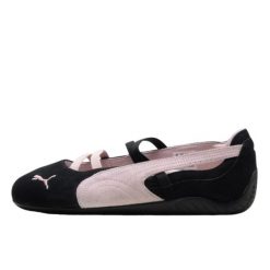 Puma Baleriny Speedcat Ballet Sd 40128702. Czarne baleriny damskie Puma, bez wzorów, ze skóry, bez obcasa. Za 644.51 zł.