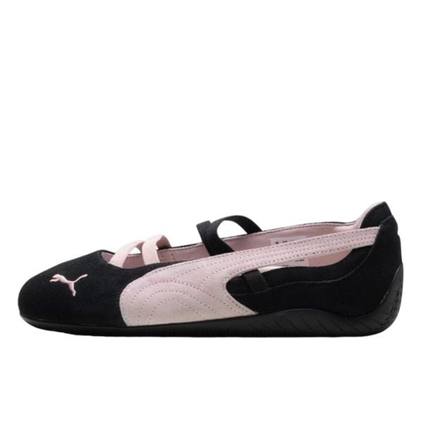 Puma Baleriny Speedcat Ballet Sd 40128702. Brązowe baleriny damskie Puma, bez wzorów, ze skóry, bez obcasa. Za 666.01 zł.