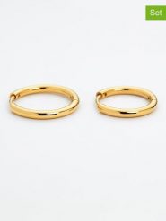 Paul Hewitt Kolczyki-kreole (2 pary) rozmiar: onesize. Żółte kolczyki damskie paul hewitt, ze stali. Za 152.26 zł.