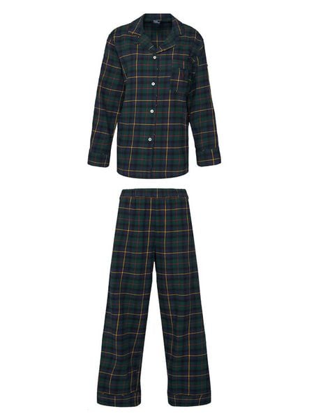 Polo Ralph Lauren Piżama 4P8043 Zielony Relaxed Fit. Zielone piżamy damskie Polo Ralph Lauren, l, bez wzorów, z bawełny, bez ramiączek. Za 539.99 zł.