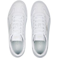 Męskie Buty Sportowe Club 5v5 Z Powlekanej Skóry. Białe buty sportowe na co dzień męskie Puma, ze skóry, bez zapięcia. Za 411.99 zł.