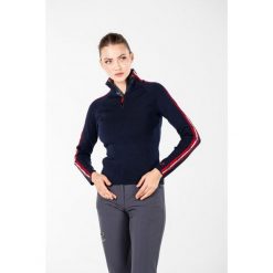 Sweter turystyczny damski Woolona 100% Merino. Niebieskie swetry klasyczne damskie WOOLONA, m, z wełny, bez kołnierzyka. W wyprzedaży za 648.00 zł.
