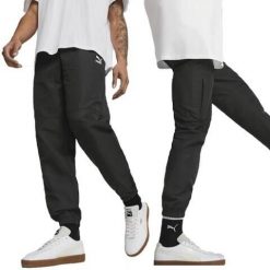 Spodnie sportowe dresowe męskie Puma FD Classics Cargo. Czarne spodnie dresowe męskie Puma, m, z dresówki. Za 119.00 zł.