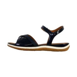 Sandały GEOX D SANDAL VEGA Niebieski. Niebieskie sandały damskie Geox, bez wzorów, z syntetyku, bez obcasa. Za 296.99 zł.