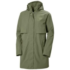 Damska kurtka wodoodporna Helly Hansen Lilja. Zielone kurtki damskie Helly Hansen, l, bez wzorów, z materiału, bez kaptura. Za 765.50 zł.