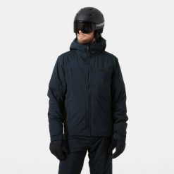 Kurtka narciarska Helly Hansen Courchevel. Niebieskie kurtki narciarskie i snowboardowe damskie Helly Hansen, m, bez wzorów, bez kaptura, narciarskie. Za 1,585.50 zł.