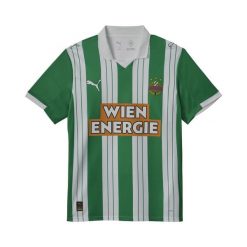 Męska koszulka domowa SK Rapid Wiedeń 25/26 PUMA. Białe t-shirty sportowe męskie Puma, m, bez ramiączek, do piłki nożnej. Za 419.00 zł.
