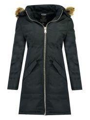 Geographical Norway Parka "Canelle" w kolorze granatowym rozmiar: S. Niebieskie parki damskie Geographical Norway, s, bez wzorów. Za 171.28 zł.