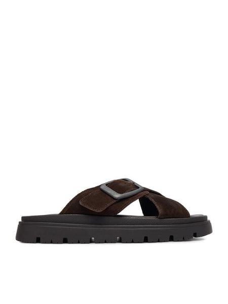 G-Star Raw Klapki CEO-WI16-MARS-02 Brązowy ciemny. Brązowe klapki damskie G-Star Raw, bez wzorów, ze skóry, bez obcasa. Za 269.99 zł.