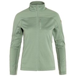 Bluza polarowa damska Fjällräven Abisko Lite Fleece. Zielone bluzy bez kaptura damskie Fjällräven, s, z polaru. Za 369.99 zł.
