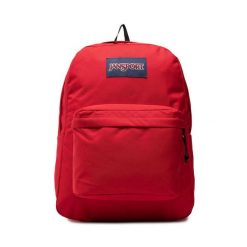 Plecak JanSport. Czerwone plecaki damskie JanSport, bez wzorów, sportowe. Za 89.99 zł.