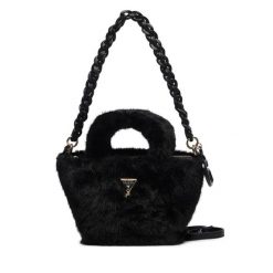 Torebka Guess. Czarne torebki klasyczne damskie Guess, z aplikacjami, bez dodatków. Za 264.99 zł.