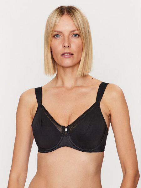 Triumph Biustonosz z fiszbiną True Shape Sensation 10186010 Czarny. Czarne biustonosze Triumph, bez wzorów, z syntetyku. Za 135.00 zł.