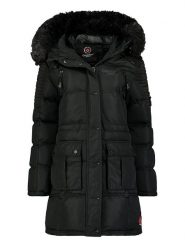 Canadian Peak Płaszcz zimowy "Dalida" w kolorze czarnym rozmiar: L. Czarne płaszcze damskie Canadian Peak, na zimę, l, bez wzorów, z puchu. Za 294.97 zł.