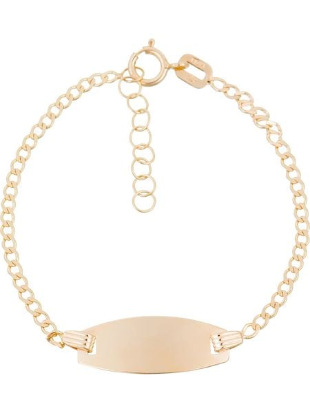 L instant d Or Złota bransoletka "Ovale" z elementem ozdobnym rozmiar: onesize. Żółte bransoletki damskie L instant d Or, złote. Za 567.00 zł.