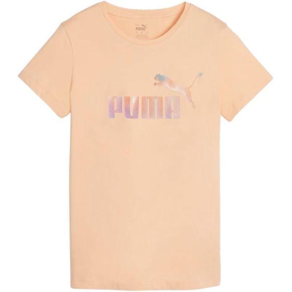 T-shirt Damski ESS+ Summer Daze. Brązowe t-shirty damskie Puma, bez wzorów, bez kołnierzyka. Za 129.99 zł.