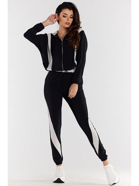 Awama Bluza w kolorze czarnym rozmiar: XL. Czarne bluzy z kapturem damskie Awama, xl. Za 107.99 zł.