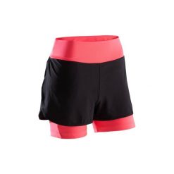Szorty na rower MTB ST 100 damskie. Czarne spodenki sportowe damskie ROCKRIDER, m, z elastanu, rowerowe. W wyprzedaży za 39.99 zł.