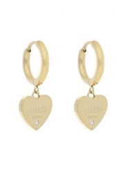 Guess Kolczyki Huggie Me JUBE03 145JW Żółte złocenie. Żółte kolczyki damskie Guess. Za 149.99 zł.
