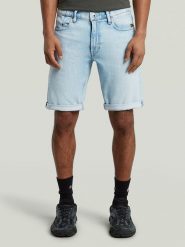 G-Star Szorty dżinsowe w kolorze błękitnym rozmiar: W36. Niebieskie szorty męskie G-Star, z jeansu, bez kołnierzyka. Za 178.37 zł.