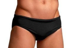 Kąpielówki męskie Funky Trunks Still Black - slipy. Czarne kąpielówki męskie FUNKY TRUNKS, m, bez wzorów, z elastanu, do pływania. Za 99.00 zł.