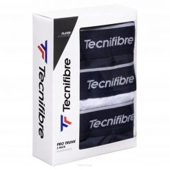 Bokserki męskie Tecnifibre Pro Trunks 22 3P. Niebieskie bokserki męskie TECNIFIBRE, bez wzorów, z materiału. Za 189.00 zł.