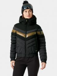 Kurtka Narciarska Damska Helly Hansen Imperial Short Puffy. Czarne kurtki damskie Helly Hansen, m, bez wzorów, z materiału, bez kaptura. Za 1,119.20 zł.