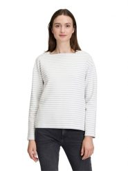 BETTY & CO Bluza w kolorze biało-szarym rozmiar: 42. Białe bluzy bez kaptura damskie Betty & Co. Za 119.95 zł.