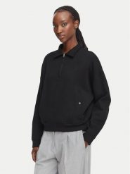 Beverly Hills Polo Club Bluza L6603T-HR Czarny Relaxed Fit. Czarne bluzy bez kaptura damskie Beverly Hills Polo Club, l, z bawełny. Za 245.99 zł.