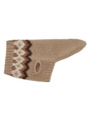 VOV & VUF Sweter w kolorze beżowym dla psa rozmiar: M. Brązowe swetry klasyczne damskie VOV & VUF, m, z wełny, bez kołnierzyka. Za 96.60 zł.