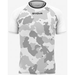 Koszulka Givova Army dla mężczyzn XL - Biała/Szara Bawełna. Białe t-shirty sportowe męskie Givova, m, z bawełny, bez ramiączek, do biegania. Za 75.66 zł.