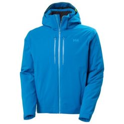 Kurtka narciarska Helly Hansen Alpha Lifaloft. Niebieskie kurtki narciarskie i snowboardowe damskie Helly Hansen, m, bez wzorów, bez kaptura, narciarskie. W wyprzedaży za 2,004.50 zł.