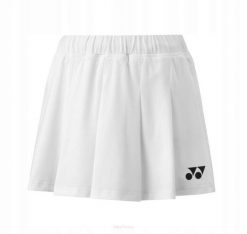 Spodenki tenisowe Yonex Tennis Shorts. Białe szorty damskie YONEX, bez wzorów, z materiału. Za 195.99 zł.