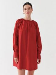 United Colors Of Benetton Sukienka codzienna 464KDV056 Czerwony Flared Fit. Czerwone sukienki damskie United Colors Of Benetton, na co dzień, m, bez wzorów, z bawełny, bez kołnierzyka, bez ramiączek, proste. Za 199.99 zł.