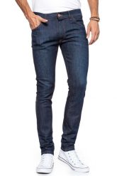 SPODNIE MĘSKIE WRANGLER BRYSON RINSE RESIN W14X9996X 112126672. Spodnie materiałowe męskie Wrangler, bez wzorów, z jeansu. W wyprzedaży za 99.99 zł.
