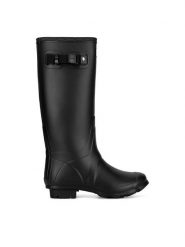 Hunter Kalosze WFT2205RMI Czarny. Czarne kalosze damskie Hunter, bez wzorów, z kauczuku. Za 399.99 zł.