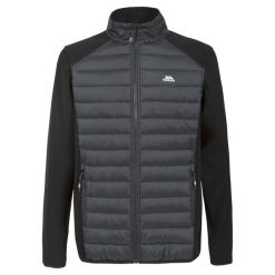 Bluza Polarowa Męska Pełen Suwak Saunter. Czarne bluzy bez kaptura męskie Trespass, m, z polaru. Za 189.99 zł.