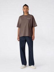 Champion Koszulka w kolorze jasnobrązowym rozmiar: XXL. Brązowe t-shirty damskie CHAMPION, xxl, bez wzorów, z bawełny, bez kołnierzyka. Za 85.95 zł.