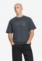 Koszulka sportowa męska Prosto Collage z krótkim rękawem. Czarne t-shirty sportowe męskie Prosto., l, z bawełny, bez ramiączek. Za 89.99 zł.