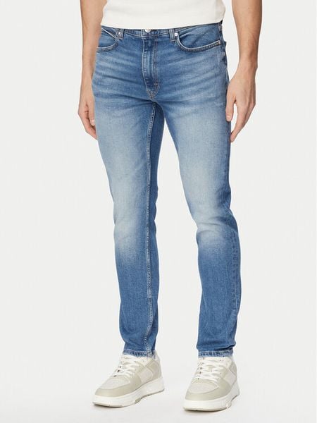 HUGO Jeansy Hugo 734 50556046 Niebieski Extra Slim Fit. Niebieskie jeansy męskie Hugo. Za 549.99 zł.