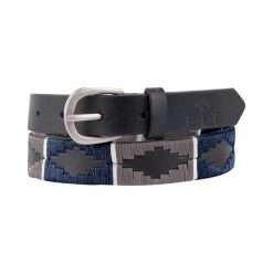Skórzany pasek ELT Polo Gemma. Czarne paski męskie ELT, bez wzorów, z materiału, eleganckie. Za 223.00 zł.