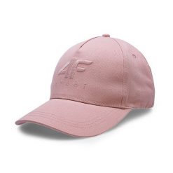 Czapka z daszkiem 4F. Czerwone czapki z daszkiem damskie 4f, bez wzorów. Za 89.99 zł.
