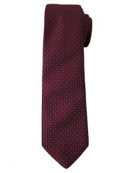 Stylowy Krawat Męski w Drobny, Oryginalny Wzór - 6 cm - Alties, Ciemny Bordowy. Czerwone krawaty i muchy męskie Alties, bez wzorów, z tkaniny, eleganckie. Za 49.00 zł.