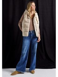 Cecil Kamizelka pluszowa w kolorze beżowym rozmiar: 42. Brązowe kamizelki damskie Cecil. Za 265.40 zł.