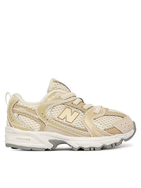 New Balance Sneakersy I530783 Beżowy. Brązowe buty sportowe chłopięce New Balance, bez wzorów, ze skóry, bez zapięcia. Za 249.99 zł.